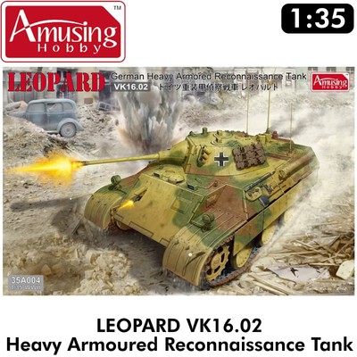 Leopard VK16.02 schwerer gepanzerter Aufklärungspank 1:35 lustiges Hobby AH35A004