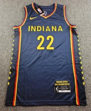 Caitlin Clark Indiana Fever Medium L Explorer Edition Blue Basketball Jersey  