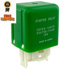 Starter Relay 28300-16010 056700-7400 30A 12VDC SPST 4-Pin Compatible with...