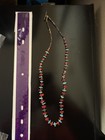 Red Coral And Turquoise Beaded Necklace — photo 1