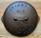Griswold Cast Iron No 8 Self Basting Skillet Cover Raised Letter 1048