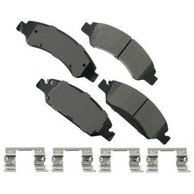 Akebono ACT1363 Akebono ProACT Ultra Premium Ceramic Disc Brake Pad Kit