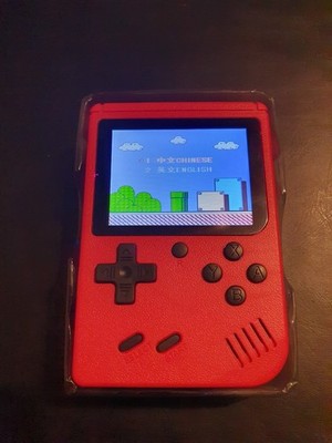 Game Box Plus Portable Retro 500 in 1 Spielekonsole kommt mit Box und Anleitungen