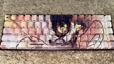 HIGROUND HG68 Attack on Titan Mechanical Keyboard Wired Backlit QWERTY Pink