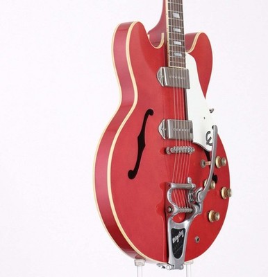 Epiphone Casino Orange Label Bigsby Cherry Used Electric Guitar