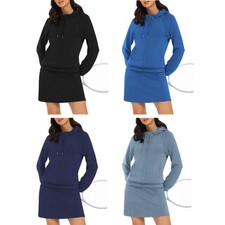 Women's 2 Piece Skort Set Athletic Tracksuit Short Skirt ZipUp Hooded Sweatshirt
