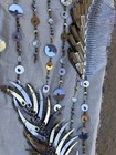Kim Seybert Christmas Holiday Tree Skirt Sample Sale Gold Silver Beaded-“Quill” — photo 2