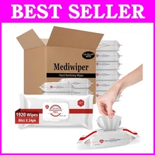 1920 Hand Sanitizing Wipes Bulk Pack - Alcohol-Free 80CT