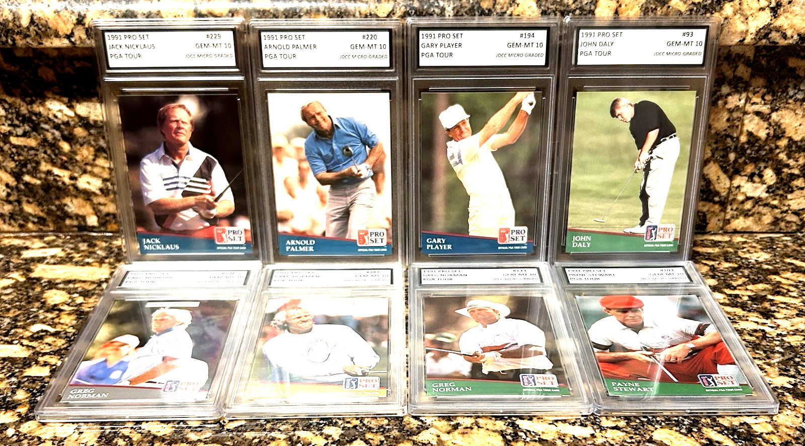 Larry Mize 1991 PRO SET PGA TOUR GRADED GEM-MT 10 ROOKIE #64
