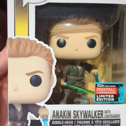 Funko Pop! Vinyl Anakin Skywalker Lightsabers Star Wars 2022 Fall Convention #5…