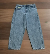 Empyre Jeans 32x27 Denim Baggy Blue Skate Relaxed Y2k Grunge JNCO Style 