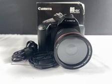 Yoidesu D5 Black Red High Definition 4K WiFi IR Digital SLR Camera