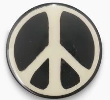 1 3/4” Peace Symbol Pin NEW Shipping Included