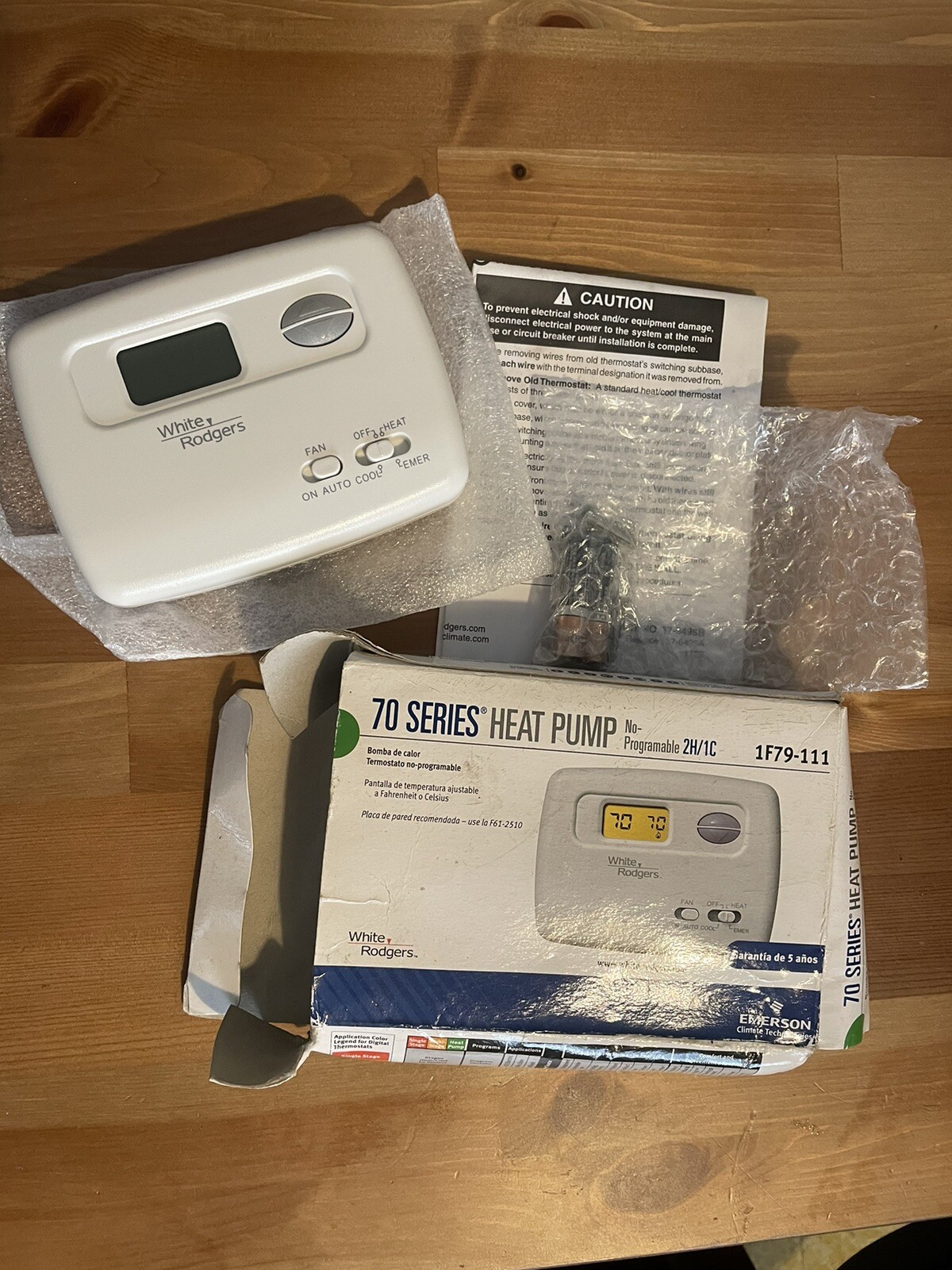 WhiteRodgers ComfortSet 70 Series Economy Heat Pump Thermostat Model