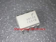 10PCS 6N138 Optocoupler DIP-8 IC original Fairchild