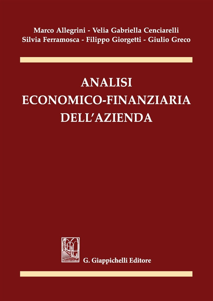 9788892108455 Analisi economico-finanziaria dell'azienda - Marco Allegrini,Velia