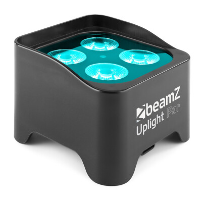 BeamZ BBP90 Batterie Uplight Par 4x 4W schwarz - Akku-Par - Akkuscheinwerfer