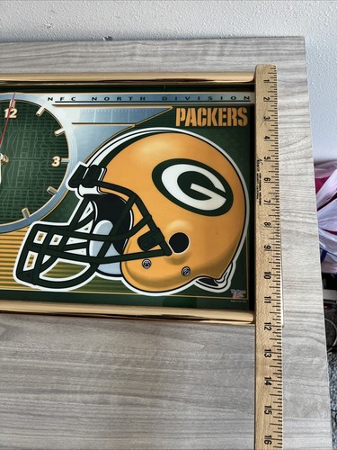 Vintage Wincraft Sports NFL Green Bay Packers Wall Clock 18x12 - Picture 3 of 7