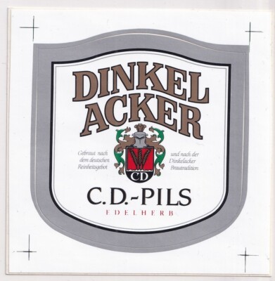 AK - (D) - Dinkelacker brewery - est. 1888 Beer Advertising Excellent Condition