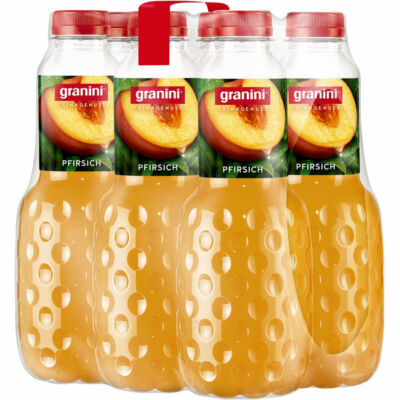 Granini Drinking Peach1L Bottle, 6 Pack (6 x 1L) Disposable Pledge