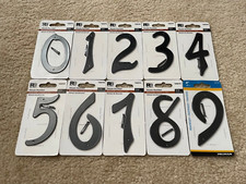 Reliabilt House Number 4" Lot of 10 Different Numbers New