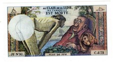 EROTIC VOLTAIRE WERBUNG WERBUNG im Mondschein Meine KERZE IST DEAD Frankreich