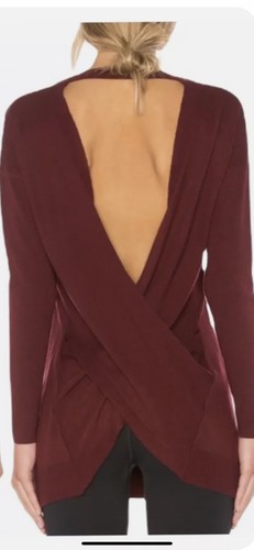 Vimmia Shavasana by Revolve burgunderroter Wendepullover mehrere Größen neu mit Etikett $ 92 - Bild 2 von 7