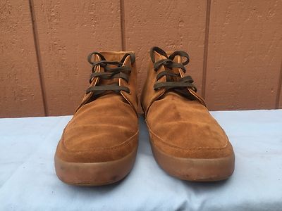 EUC POLO RALPH LAUREN ERWIN BROWN SUEDE HIGH TOP CHUKKA 