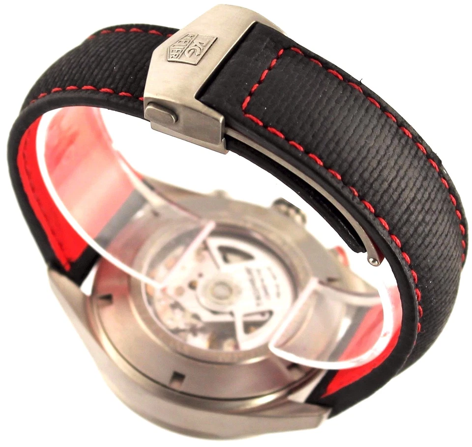 TAG HEUER CARRERA CV2A80.FC6256 ТИТАНА УГЛЕРОДНОГО ВОЛОКНА АВТО ХРОНОГРАФ РЕДКИЕ ЧАСЫ - Изображение 2 из 4