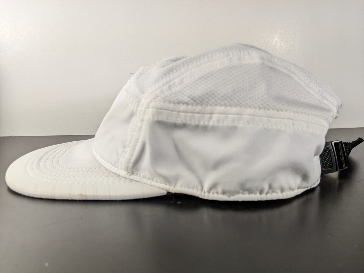 Nike AW84 White 5-Panel Dri-Fit Reflective Zipper Stash