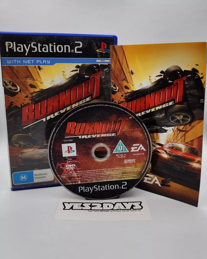 JOGO PS2 BURNOUT REVENGE - USADO