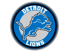Detroit Lions Emblem Logo #1 Football Sticker Waterproof Vinyl Decal Die-Cut Car