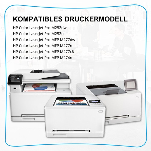 Toner Kompatibel für HP 201X CF400X Color Laserjet Pro MFP M277dw M277n Black - Bild 8 von 9