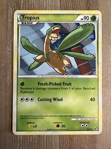 Tropius - 22/90 - Rare NM, English Pokemon Undaunted