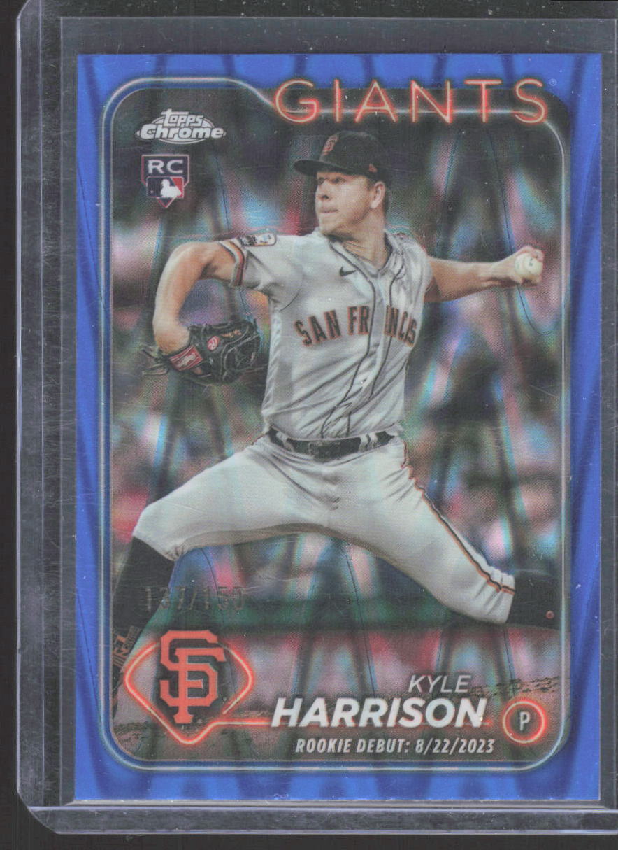 2024 Topps Chrome Update #USC157 Kyle Harrison #/150 San Francisco Giants