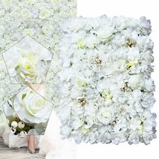 12 Artificial Flower Wall Panel Wedding Backdrop Event Party Flower Wall Panel