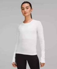 Lululemon Swiftly Tech LS LONG SLEEVE shirt 2.0 Race LW3DOBS Women sz 6 NWT 78