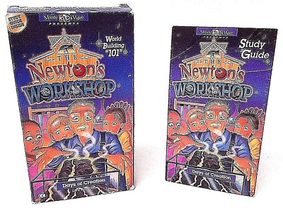 The Newton's Workshop Days of Creation Christian VHS Moody Kid's Video Tape 1998