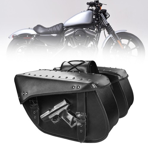 bag Tool Side bag Storage Luggage Saddlebags motorbike - Picture 3 of 11