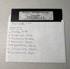 JA090 Arcade 14 For IBM-PC Book Warehouse Vintage