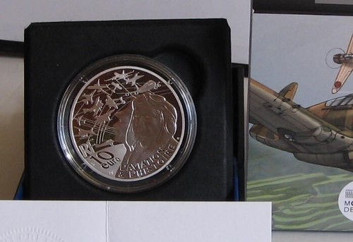 Coffret 10 Euro Argent BE FRANCE 2023 - CURTISS P40 Warhawk (Aviation US), Proof - Picture 10 of 13