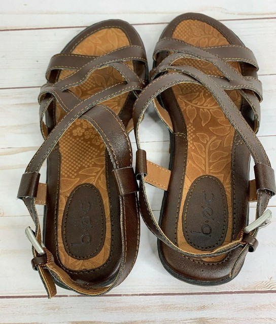 BOC Born Women's Brown Leather Slingback Sandals Size 6M Z17606 CHC16 | eBay