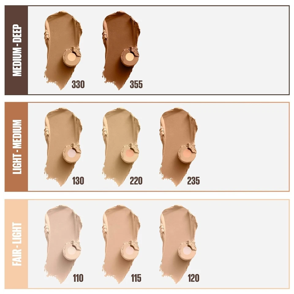 Maybelline Fit Me Shine-Free Foundation Stick, YOU CHOOSE COLOR - Image 2 of 4