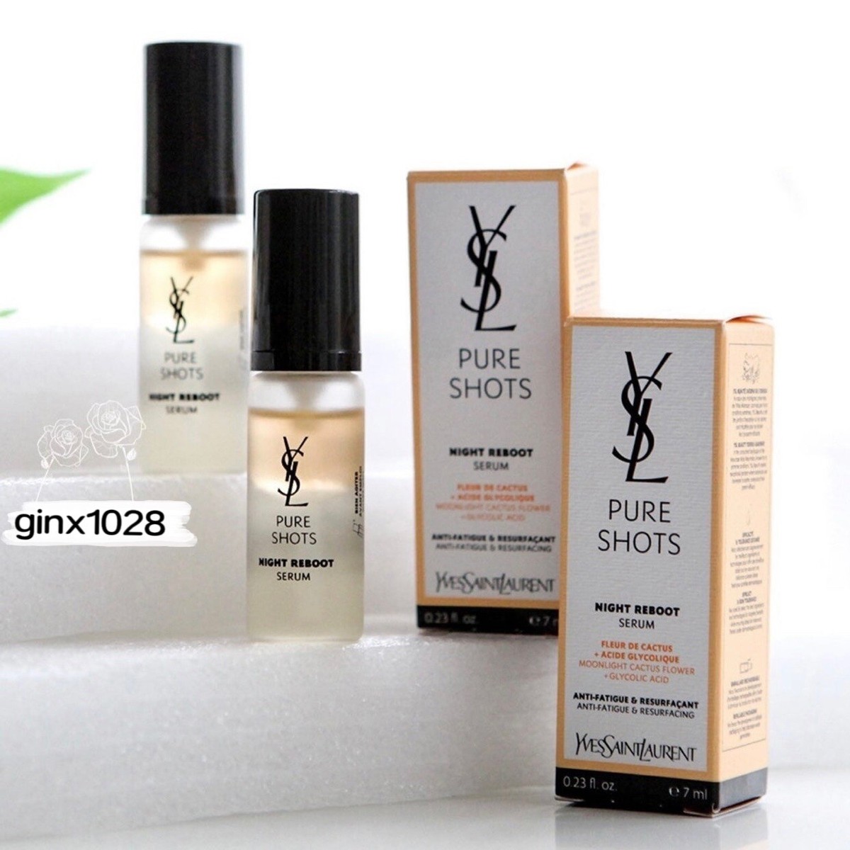 化粧下地 Yves Saint Laurent PURE SHOTS NIGHT 30ml Yves Saint Laurent Beaute Pure Shots Night Reboot