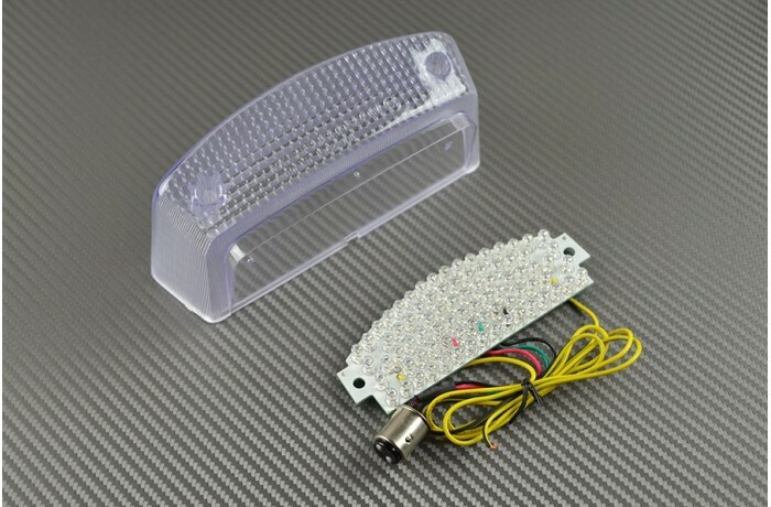 Feu arrière de moto Ducati Monster 400 M400 1995-05 bloc optique LED clignotant clair