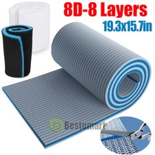 8 Layer Aquarium Bio Sponge Foam Filter Media Pad Fish Tank Sump Pond Activated