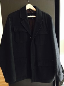 guess men's wool jacket