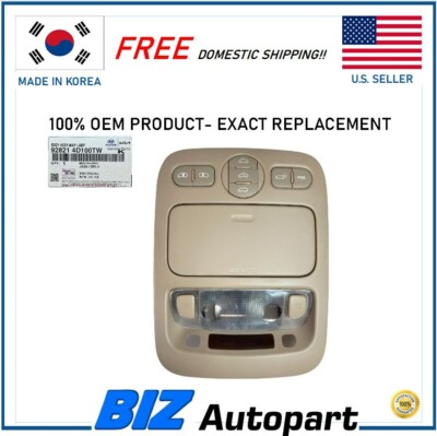 GENUINE ! OVERHEAD CONSOLE LAMP FOR 2006-2014 ENTOURAGE SEDONA # 92821-4D100TW