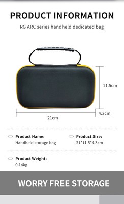 Tragetasche Aufbewahrungstasche für Miyoo Mini Plus Handheld Videospiel Stoßfest