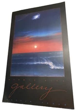 Michael E Arth Art Gallery 1983 Poster Lithograph Atomic City Austin Texas 24x39